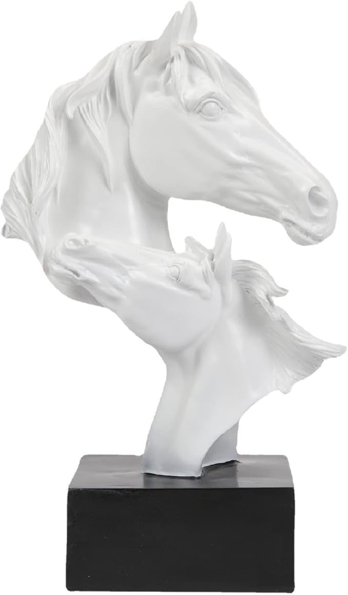 Horse Head Handicraft Ornaments, Horse Head Sculpture Works of Art, Suitable for Dining Tables
