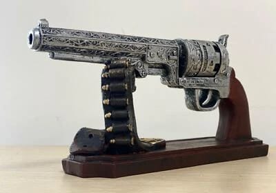 Retro Gun Bullet Model – Silver Finish